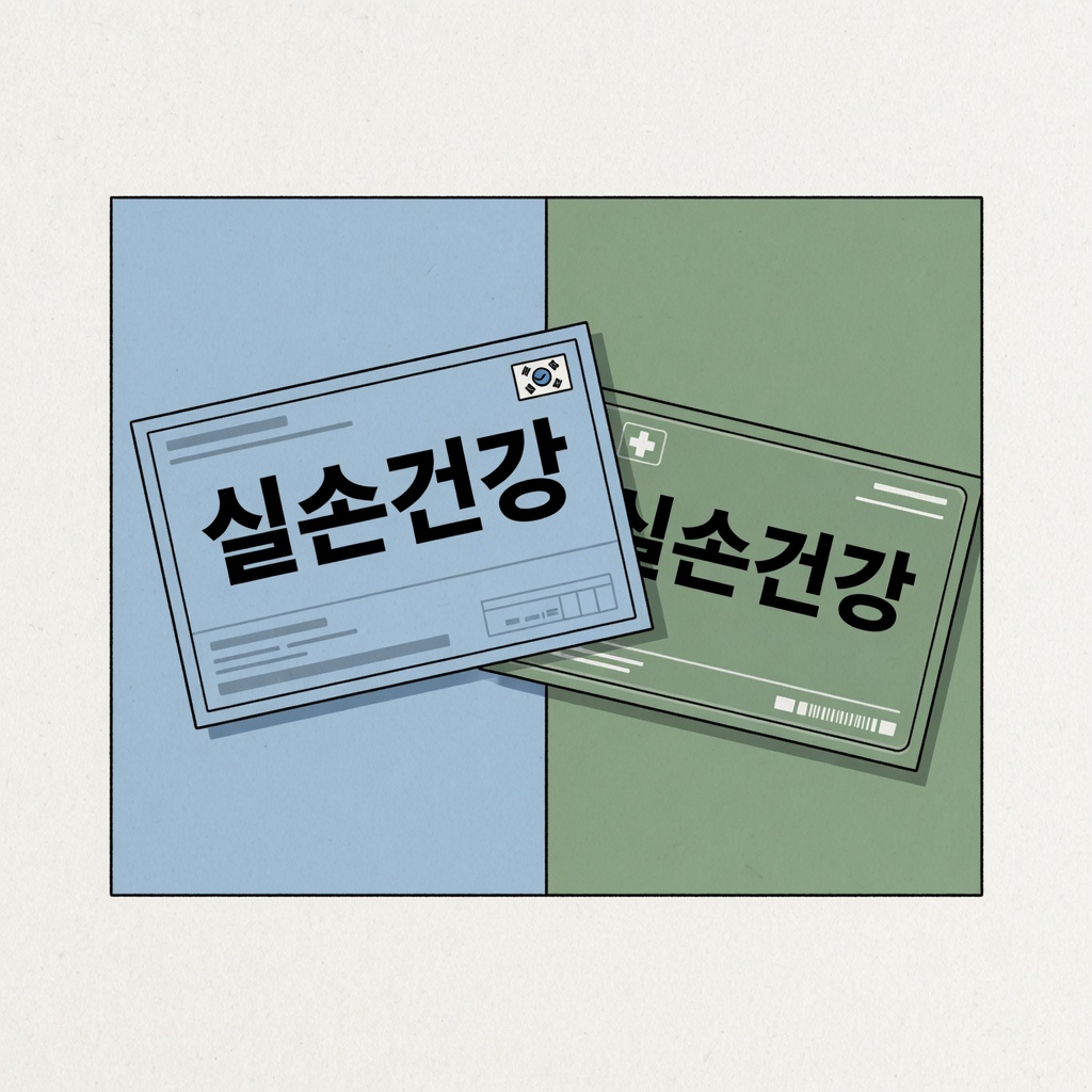 실손보험 건강보험 차이 (2026)
